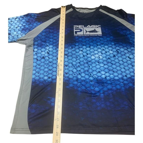 Pelagic XXL Mens Long Sleeve Fishing Shirt VaporTek High Performance Offshore - Picture 5 of 9